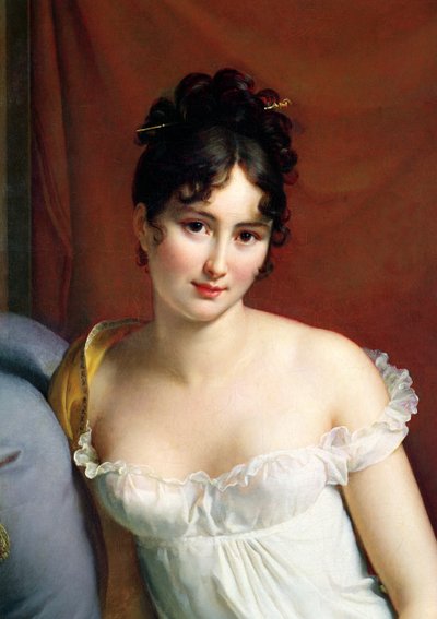 Portrait de Madame Récamier (1777-1849) (détail) - Baron François Pascal Simon Gérard